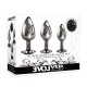 Evolved Black Gem Anal Plug Set Evolved Black Gem Anal Plug Set