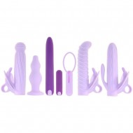 Evolved Lilac Desires Silicone Rechargeable Butterfly Kit Evolved Lilac Desires Silicone Rechargeable Butterfly Kit