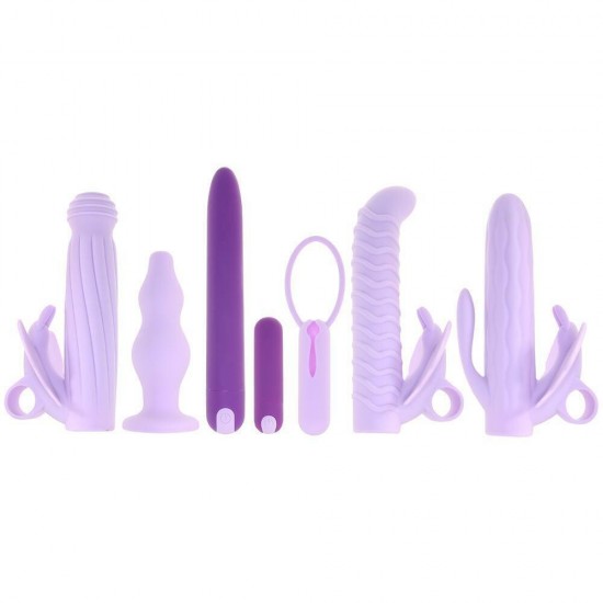 Evolved Lilac Desires Silicone Rechargeable Butterfly Kit Evolved Lilac Desires Silicone Rechargeable Butterfly Kit