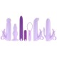 Evolved Lilac Desires Silicone Rechargeable Butterfly Kit Evolved Lilac Desires Silicone Rechargeable Butterfly Kit
