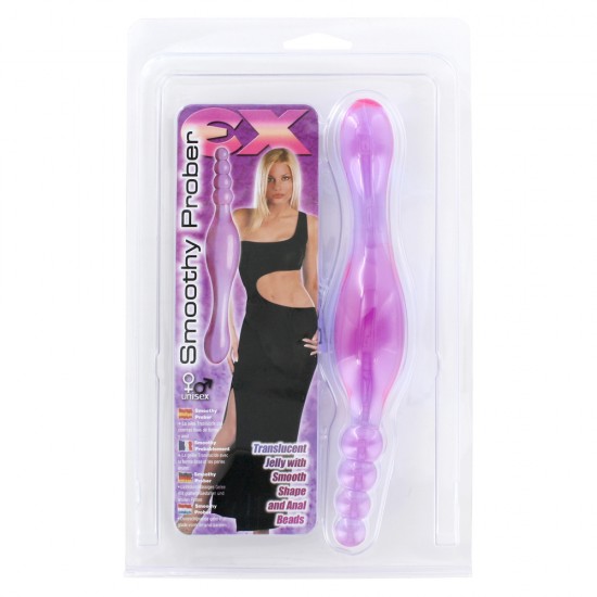 EX Smoothy Anal Prober Double Tip Probe EX Smoothy Anal Prober Double Tip Probe