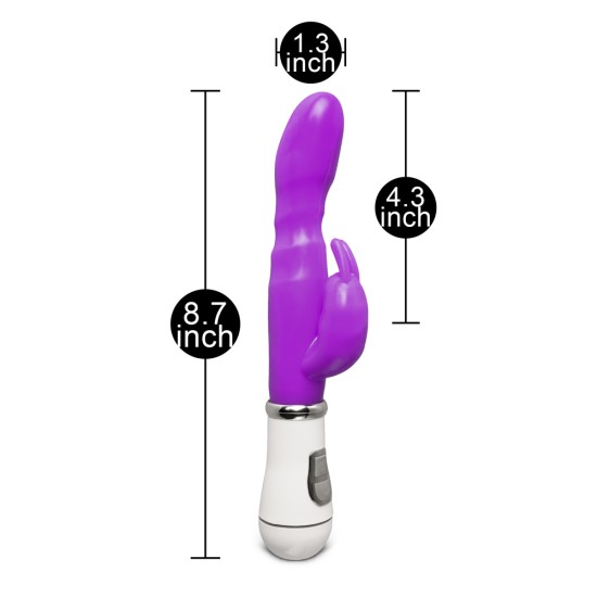 Slim GSpot Twelve Speed Rabbit Vibrator Purple Slim GSpot Twelve Speed Rabbit Vibrator Purple