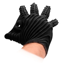 Fist It Black Textured Masturbation Glove Fist It Black Textured Masturbation Glove