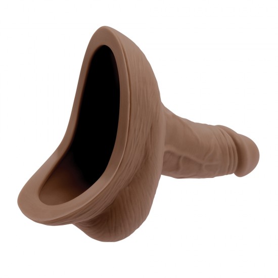 Gender X Stand to Pee Silicone Dark Flesh Gender X Stand to Pee Silicone Dark Flesh