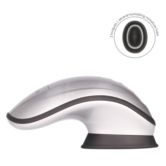 Twitch Silver Hands Free Suction And Vibration Toy Twitch Silver Hands Free Suction And Vibration Toy