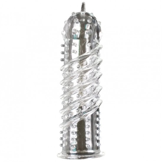 Clear Textured Orgasma Penis Sleeve Clear Textured Orgasma Penis Sleeve
