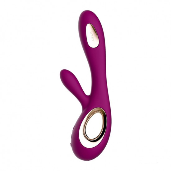 Lelo Soraya Wave Rose Dual Waterproof Rechargeable Vibrator Lelo Soraya Wave Rose Dual Waterproof Rechargeable Vibrator
