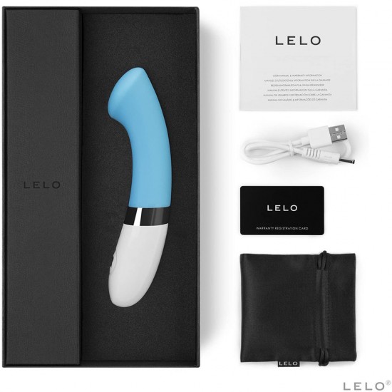 Lelo Gigi 2 Turquoise Blue G Spot Vibrator Lelo Gigi 2 Turquoise Blue G Spot Vibrator