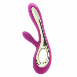 Lelo Soraya 2 Dual Rabbit Vibrator - Deep Rose