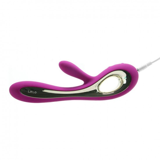 Lelo Soraya 2 Dual Rabbit Vibrator - Deep Rose Lelo Soraya 2 Dual Rabbit Vibrator - Deep Rose