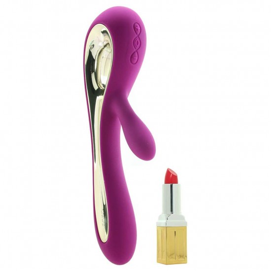 Lelo Soraya 2 Dual Rabbit Vibrator - Deep Rose Lelo Soraya 2 Dual Rabbit Vibrator - Deep Rose