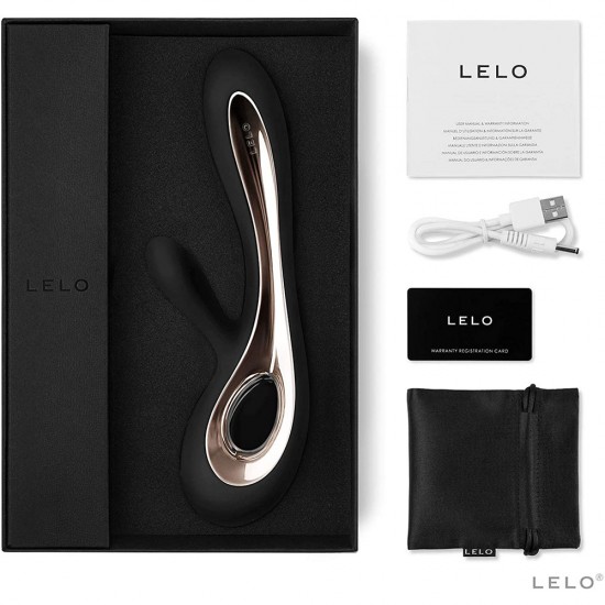 Lelo Soraya 2 Dual Rabbit Vibrator Black Lelo Soraya 2 Dual Rabbit Vibrator Black