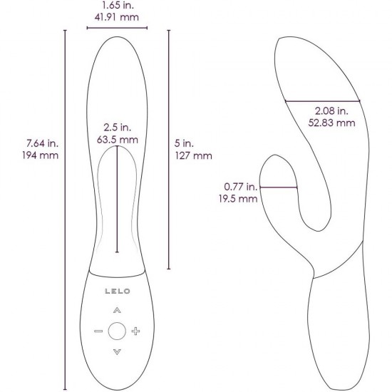 Lelo Ina Wave 2 Luxury Rechargeable Vibe Plum Lelo Ina Wave 2 Luxury Rechargeable Vibe Plum