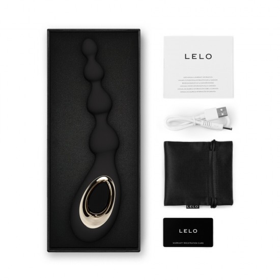 Lelo Soraya Anal Beads Massager Black Lelo Soraya Anal Beads Massager Black