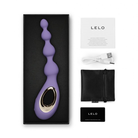Lelo Soraya Anal Beads Massager Violet Dusk Lelo Soraya Anal Beads Massager Violet Dusk
