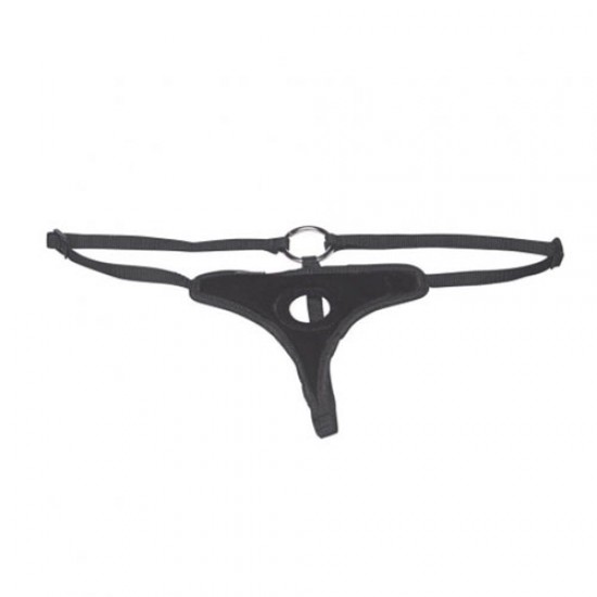 Lux Fetish Velvet Bikini Strap On Harness Lux Fetish Velvet Bikini Strap On Harness