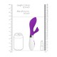 Achelois Rechargeable Vibrator Purple Achelois Rechargeable Vibrator Purple