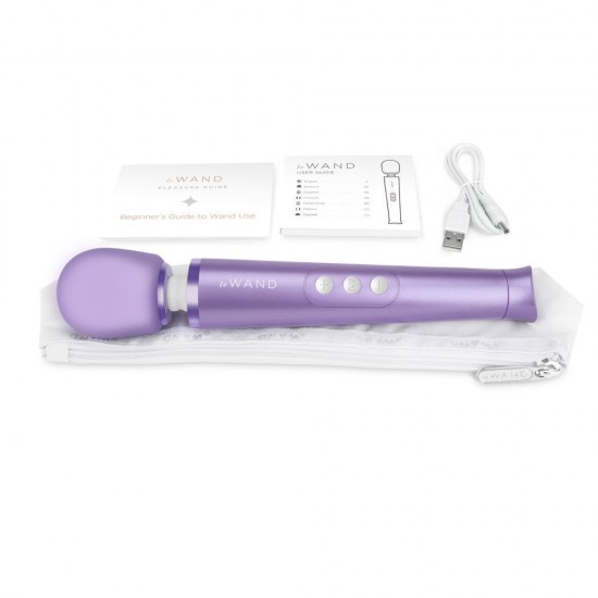Le Wand Petite Rechargeable Vibrating Massager Violet Le Wand Petite Rechargeable Vibrating Massager Violet