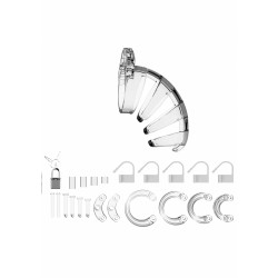 Man Cage 02 Male 3.5 Inch Clear Chastity Cage Man Cage 02 Male 3.5 Inch Clear Chastity Cage