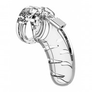 Man Cage 03 Male 4.5 Inch Clear Chastity Cage Man Cage 03 Male 4.5 Inch Clear Chastity Cage