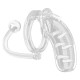 Man Cage 11 Male 4.5 Inch Clear Chastity Cage With Anal Plug Man Cage 11 Male 4.5 Inch Clear Chastity Cage With Anal Plug