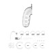 Man Cage 12  Male 5.5 Inch Clear Chastity Cage With Anal Plug