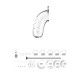 Man Cage 16 Male 4.5 Inch Clear Chastity Cage With Urethal Sound Man Cage 16 Male 4.5 Inch Clear Chastity Cage With Urethal Sound