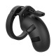 Man Cage 20 Male 3.5 Inch Black Silicone Chastity Cage Man Cage 20 Male 3.5 Inch Black Silicone Chastity Cage