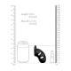 Man Cage 20 Male 3.5 Inch Black Silicone Chastity Cage Man Cage 20 Male 3.5 Inch Black Silicone Chastity Cage