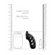 Man Cage 21 Male 4.5 Inch Black Silicone Chastity Cage Man Cage 21 Male 4.5 Inch Black Silicone Chastity Cage