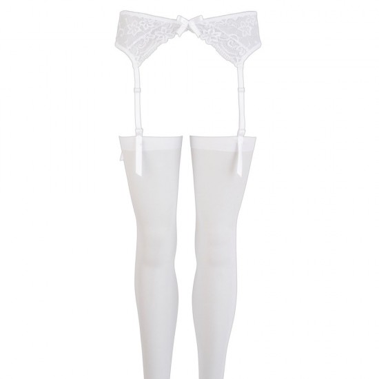 NOXQSE Suspender Set White NOXQSE Suspender Set White