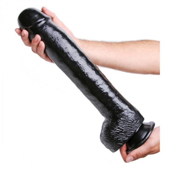 XR The Black Destroyer Huge Suction Cup Dildo XR The Black Destroyer Huge Suction Cup Dildo
