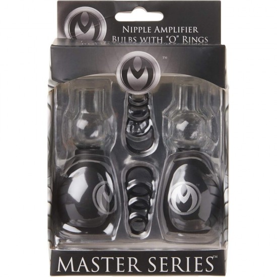 Master Series Nipple Amplifier Enlargement Bulbs With O Rings Master Series Nipple Amplifier Enlargement Bulbs With O Rings