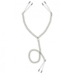Master Series Nipple To Clit Tweezer Clamp Set Master Series Nipple To Clit Tweezer Clamp Set
