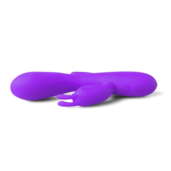 Double Bunny 12 speed Silicone Vibe Purple Double Bunny 12 speed Silicone Vibe Purple