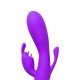 Double Bunny 12 speed Silicone Vibe Purple Double Bunny 12 speed Silicone Vibe Purple