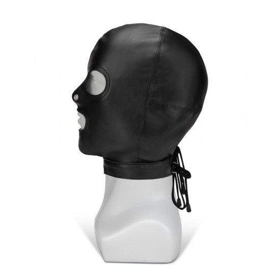 Me You Us Black Hood With Eyes Nose Mouth Me You Us Black Hood With Eyes Nose Mouth