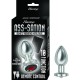 Ass Sation Remote Vibrating Butt Plug Silver Ass Sation Remote Vibrating Butt Plug Silver