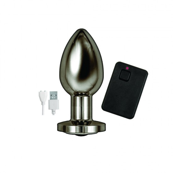 Ass Sation Remote Vibrating Butt Plug Black Ass Sation Remote Vibrating Butt Plug Black