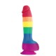 Colours Pride Edition 6 Inch Realistic Silicone Dildo With Balls Colours Pride Edition 6 Inch Realistic Silicone Dildo With Balls