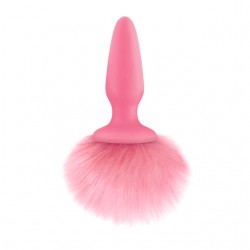 Pink Bunny Tail Butt Plug Pink Bunny Tail Butt Plug