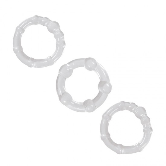 NS Novelties Renegade Intensity Rings Cockrings Clear NS Novelties Renegade Intensity Rings Cockrings Clear