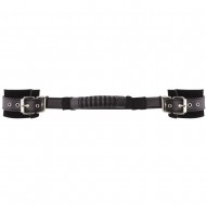 Ouch Adjustable Black Leather Handcuffs Ouch Adjustable Black Leather Handcuffs