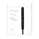 Ouch Luxury Collar With Leash Ouch Luxury Collar With Leash