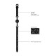 Ouch Breathable Luxury Black Ball Gag Ouch Breathable Luxury Black Ball Gag