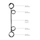 Ouch Spreader Bar With Hand And Ankle Cuffs Ouch Spreader Bar With Hand And Ankle Cuffs