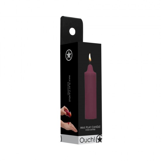 Ouch Wax Play Candle Rose Scented Ouch Wax Play Candle Rose Scented