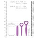 Ouch Silicone Vaginal Dilator Set Purple Ouch Silicone Vaginal Dilator Set Purple