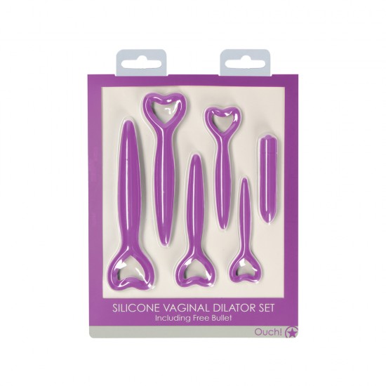 Ouch Silicone Vaginal Dilator Set Purple Ouch Silicone Vaginal Dilator Set Purple