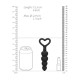 Ouch Silicone Anal Love Beads Black Ouch Silicone Anal Love Beads Black